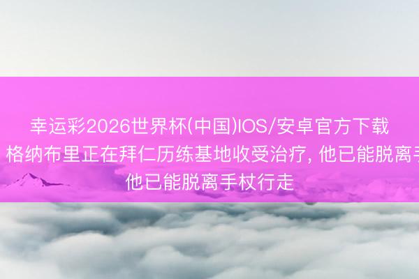幸运彩2026世界杯(中国)IOS/安卓官方下载 德太空: 格纳布里正在拜仁历练基地收受治疗, 他已能脱离手杖行走