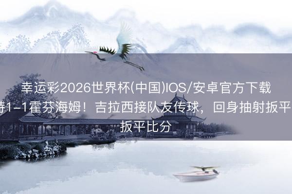 幸运彩2026世界杯(中国)IOS/安卓官方下载 多特1-1霍芬海姆！吉拉西接队友传球，回身抽射扳平比分